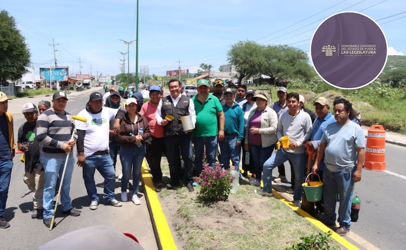 Participa diputado Pável Gaspar en faena comunitaria en Izúcar de Matamoros