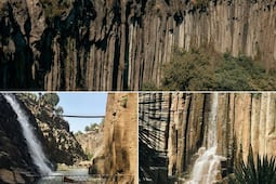 Descubre el destino cerca de Puebla y CDMX con cascadas, senderos y columnas de piedra únicas