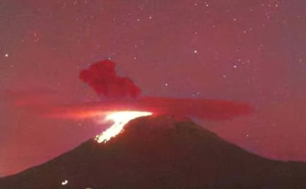 ¡El Popocatépetl anda desatado! Reporta formación y rompimiento de domos