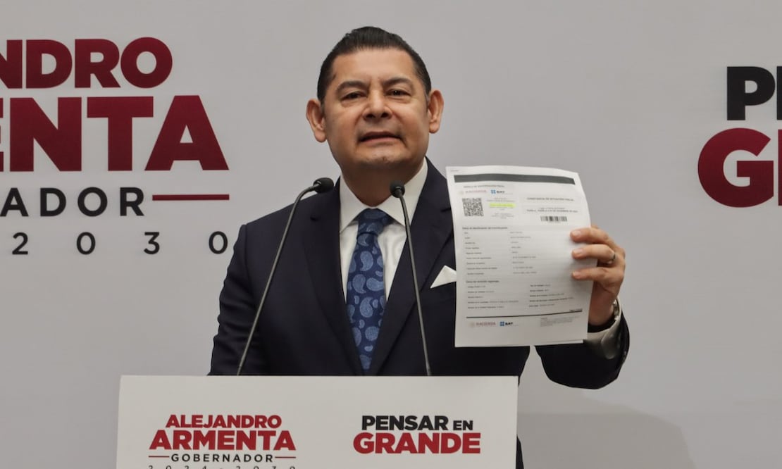 Alejandro Armenta hizo pública su declaración patrimonial / Foto: EsImagen
