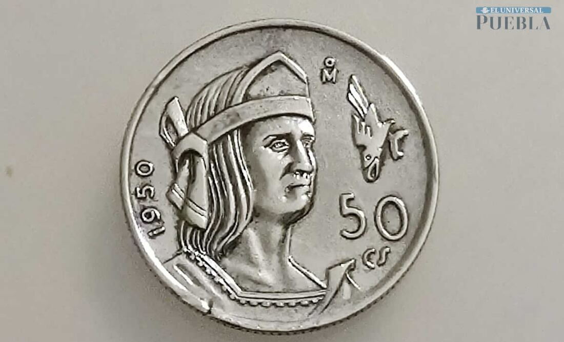 Esta moneda de plata se acuñó en 1950 y 1951 Foto: Demian Magallán