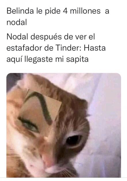 Memes de Nodal y Belinda. El truene desata las redes