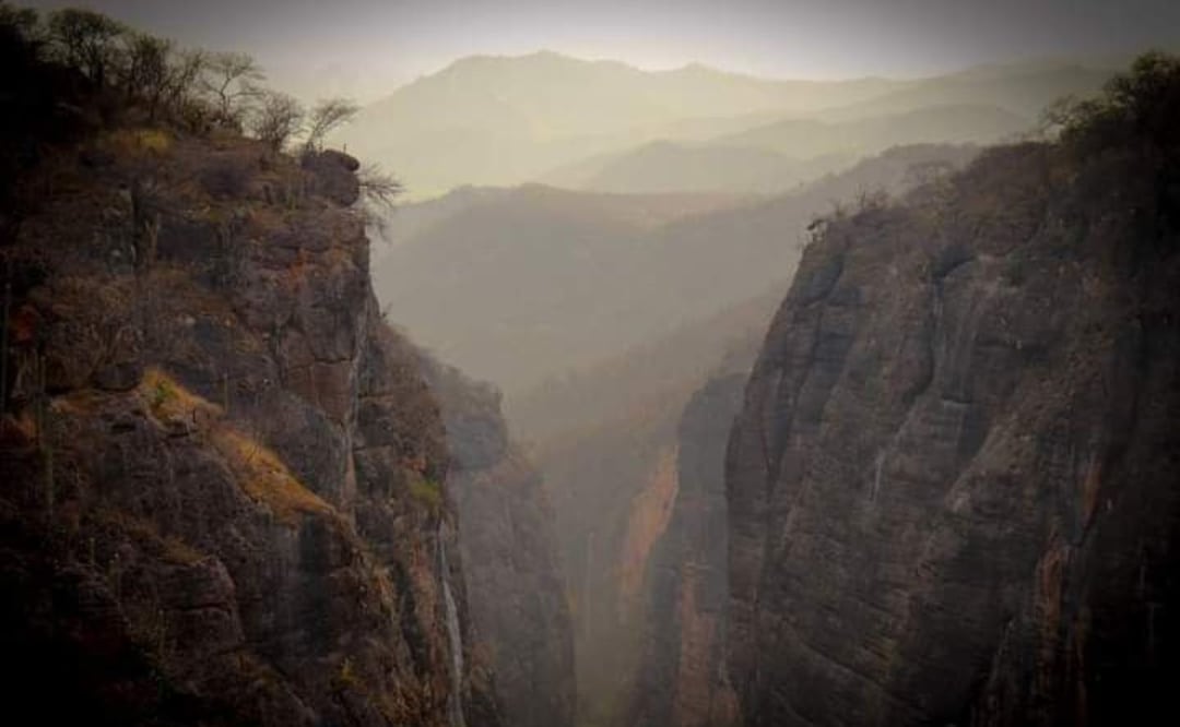El Cañón del Sabino es el santuario de las guacamayas verdes | Foto: Facebook culturizateh MX