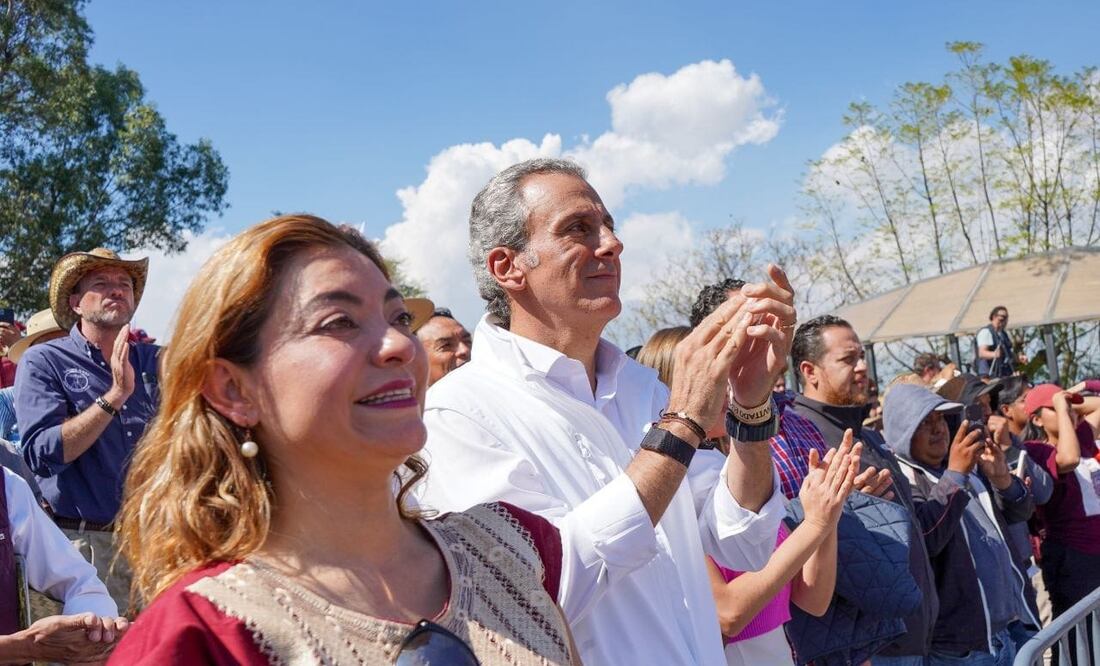 Pepe Chedraui estuvo presente en el evento de Claudia Sheinbaum en Atlixco | Foto: Especial