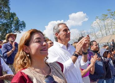 Pepe Chedraui acompaña a Claudia Sheinbaum en gira por Atlixco