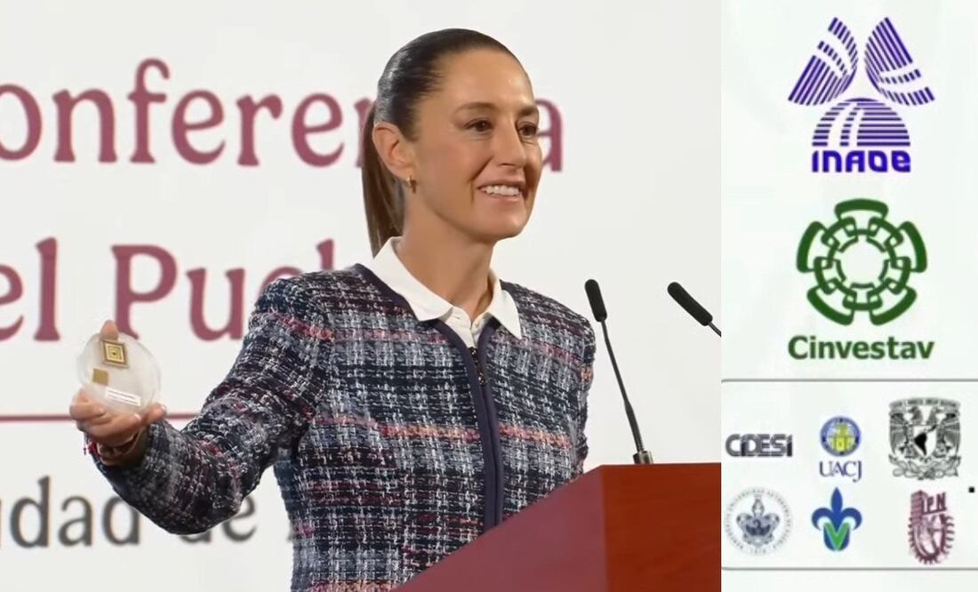 Claudia Sheinbaum confirmó que se instalarán unidades del Centro de Diseño de Semiconductores | Foto: Captura de video