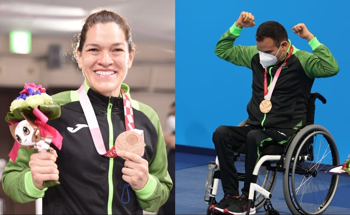 Dos medallas de bronce en los Paralímpicos de Tokio 2020 para México
