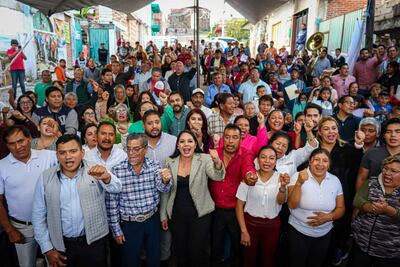 San Cristóbal Tepontla y Santa Bárbara Almoloya reconocen a Tonantzin Fernández como presidenta electa