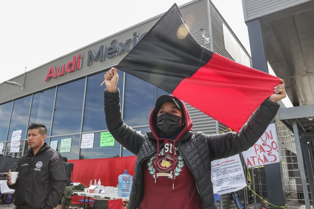 La huelga en Audi continuó tras no llegar a un acuerdo y eso afecta a empresas en Querétaro | Foto: EsImagen para El Universal Puebla