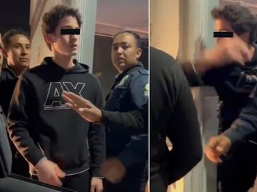 VIDEO Junior de la Anáhuac golpea a guardia de Lomas de Angelópolis y lo suspenden