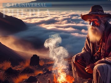 FOTOS Así es el guardián del volcán Popocatépetl, según la IA