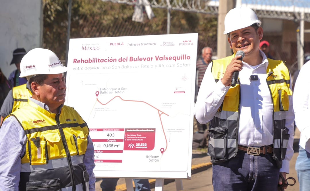 Gobierno federal y estatal impulsan proyectos estratégicos de conectividad regional | Foto: Gobierno de Puebla.