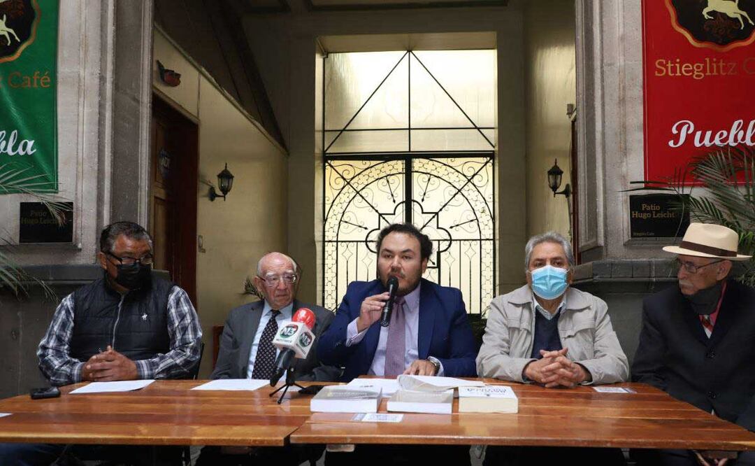 Organizaciones ciudadanas ofrecieron una conferencia de prensa este miércoles 18 de enero | Foto: Agencia Es Imagen para El Universal Puebla