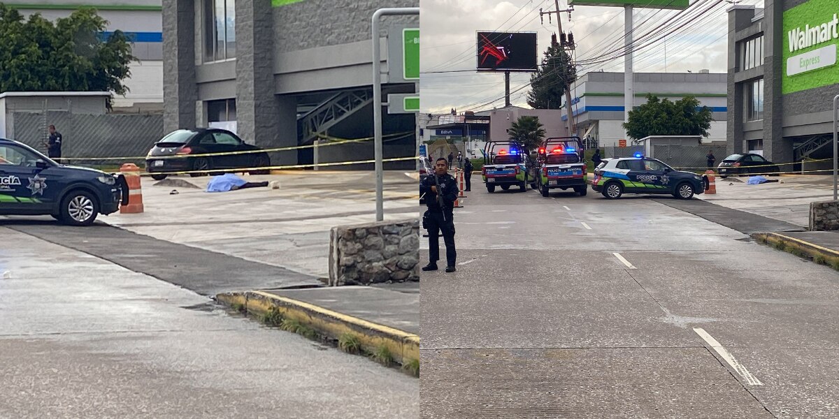 Presunto asaltante abatido en Calzada Zavaleta, Puebla / Foto EsImagen