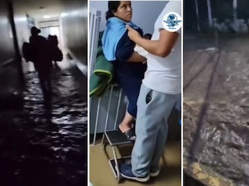 Lluvias extremas inundan hospitales en Huauchinango y Xicotepec; suspenden servicio médico