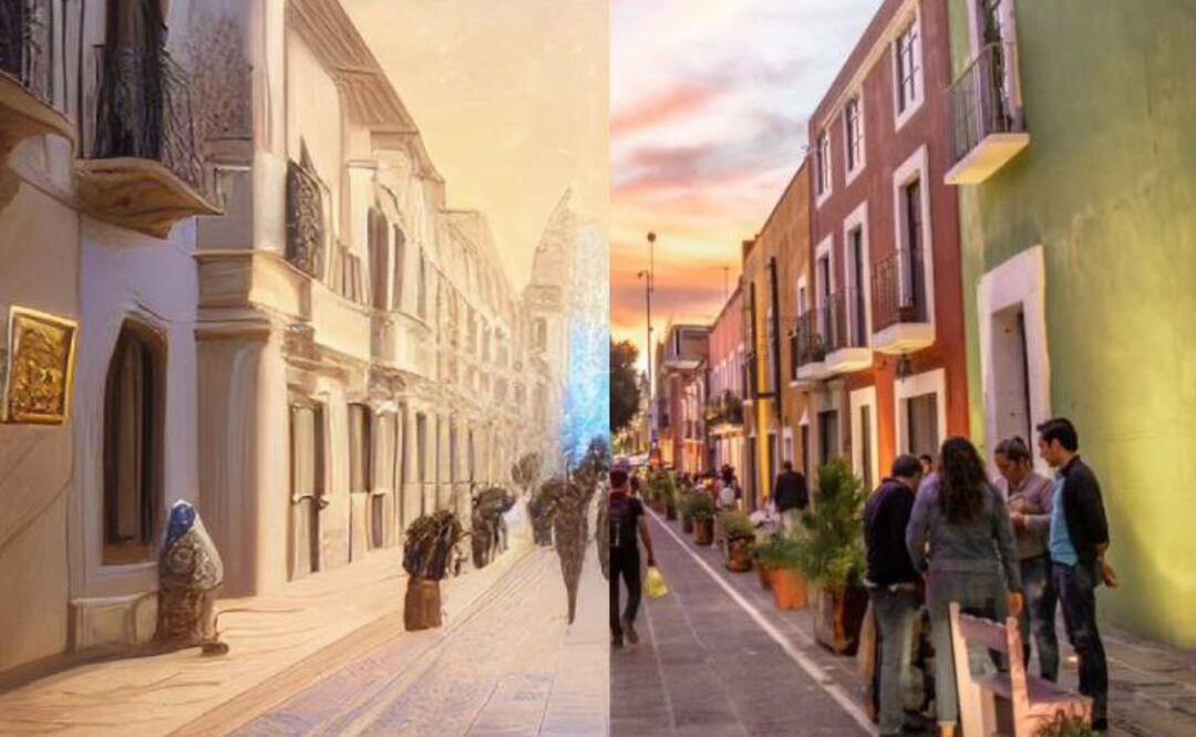 ¿Reconoces este callejón de Puebla? | Foto: TikTok Erika Rodríguez con foto de Daniel Chazari