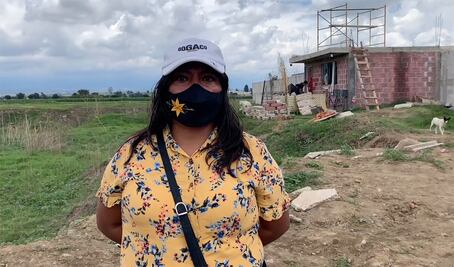 “Ayer estaba mi casa, hoy ya desapareció en el socavón”