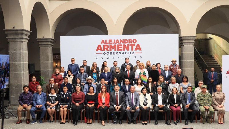 Este es el gabinete de Alejandro Armenta
