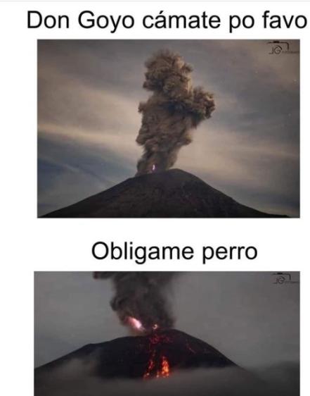 Los mejores memes sobre la explosión del Volcán Popocatépetl