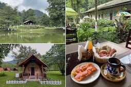Escápate a estas cabañas en el bosque para disfrutar de la lluvia con pan y café