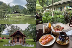 Escápate a estas cabañas en el bosque para disfrutar de la lluvia con pan y café