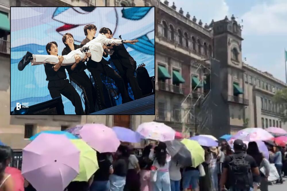 BTS visitará Palacio Nacional lo que desató furor entre fans y usuarios en redes sociales | Foto: Captura de video X / FB BTS