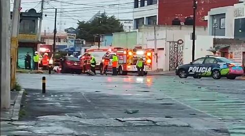 Mañana accidentada en la ciudad de Puebla; carambolas y múltiples choques