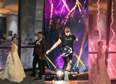 TikTok: pareja celebra su boda con Coldplay de fondo