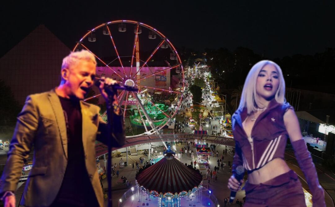 Artistas en la Feria de Puebla / Foto: EsImagen /Kenia Os FANS /Alejandro Sanz