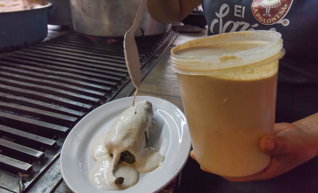 Salsa de nogada. Foto: Cuartoscuro