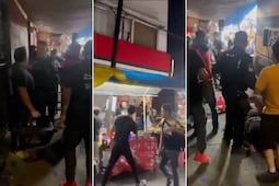 Pelea en la Arena Puebla… pero entre comerciantes, hay un herido