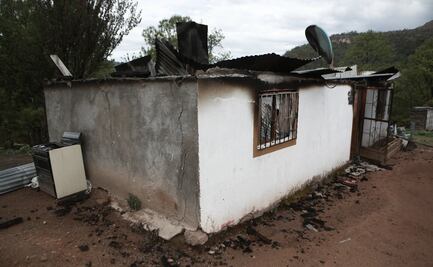 Así luce la casa donde inició el ataque de “El Chueco” en Cerocahui, Chihuahua