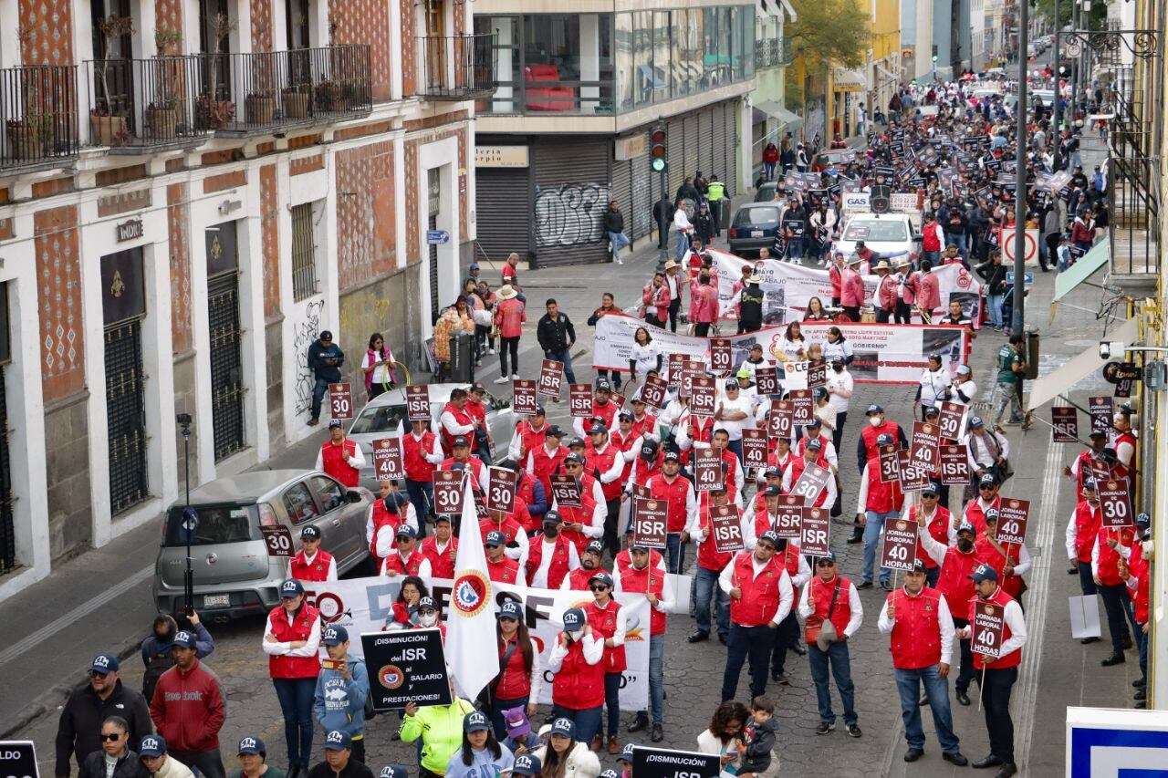 CTM Puebla anuncia megamarcha por el Día del Trabajo, estas serán las ...