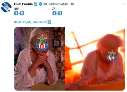 Memes de Chivas vs. Puebla... La Franja humilla al Rebaño y se mantiene como líder