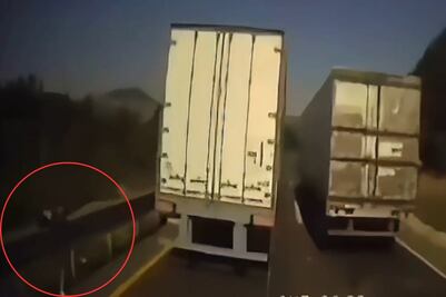 VIDEO | Violento asalto en la autopista Puebla-Orizaba: roban dos tráileres cerca de Esperanza