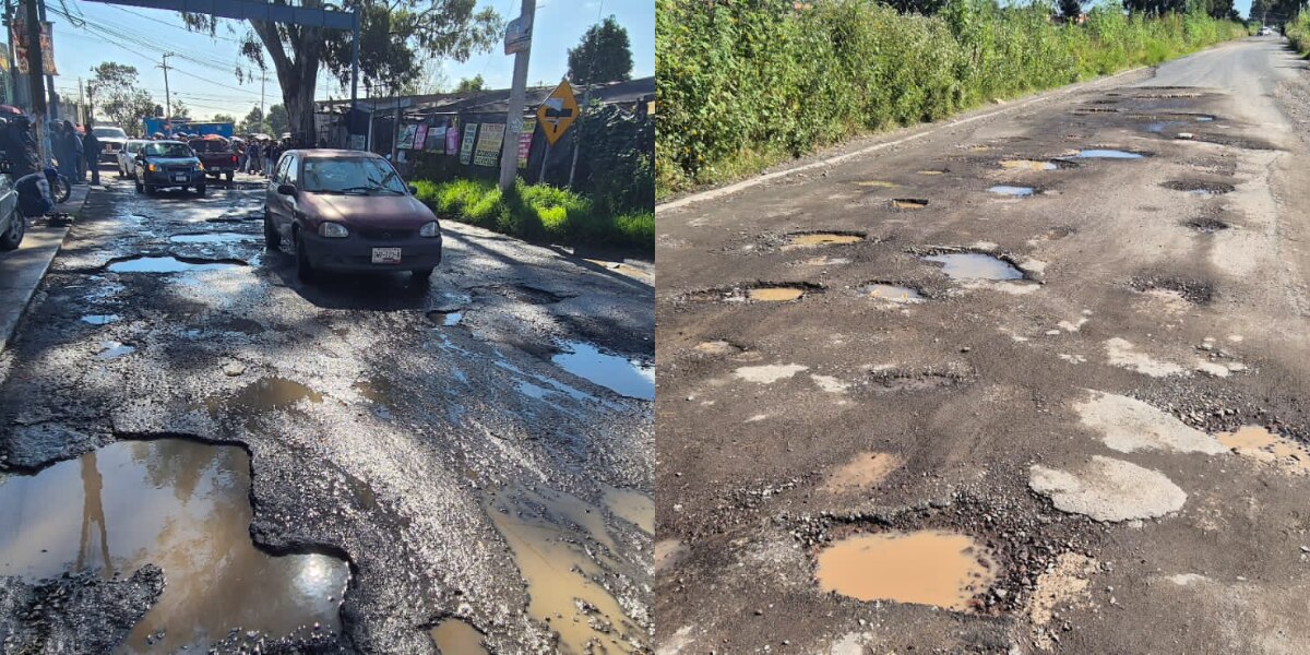 Estudiantes de la UPP bloquean la México-Puebla en demanda de mejoras viales