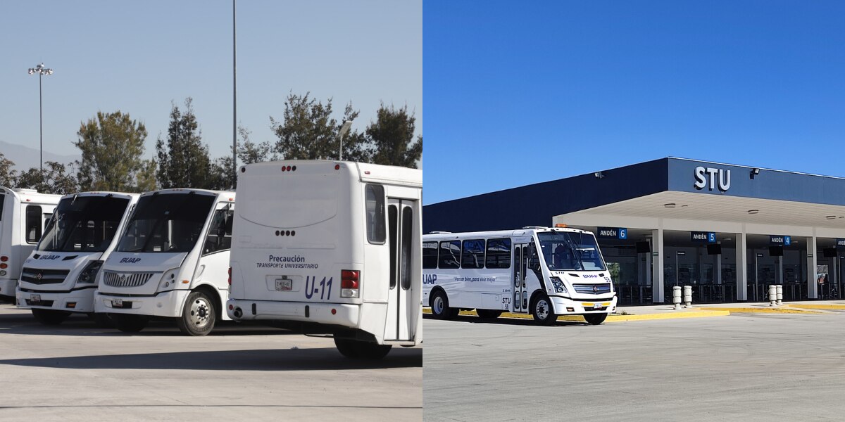 Servicio de Transporte Universitario de la BUAP / Foto EsImagen