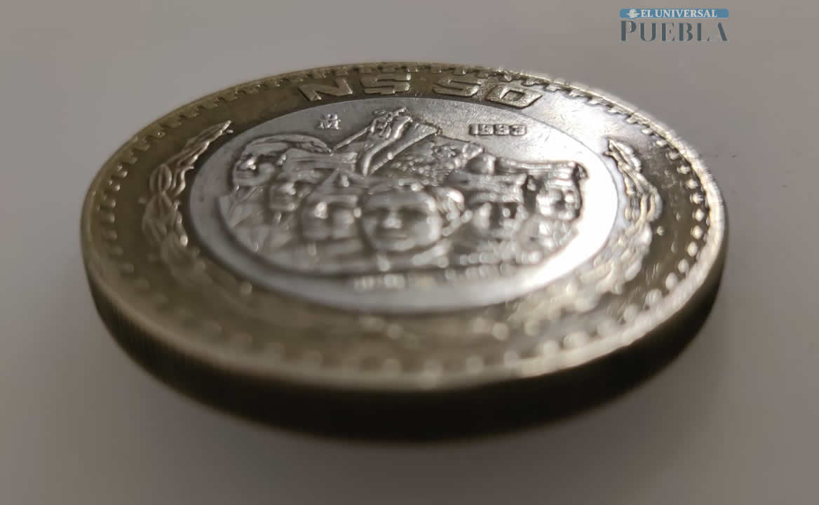 Cuánta plata contiene el centro de las monedas de 50 Nuevos Pesos