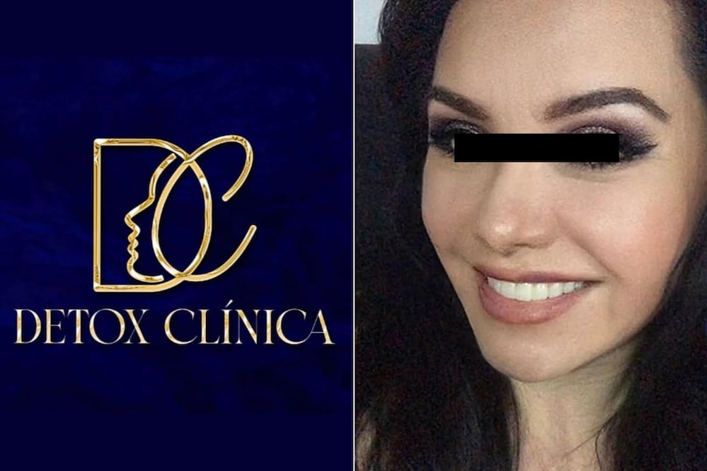 Familiares difundieron la fotografía de la doctora Diana Palafox, señalada por su presunta implicación en la desaparición de Blanca Adriana | Foto: FB Detox Clínica / FB Ariadna Hernández