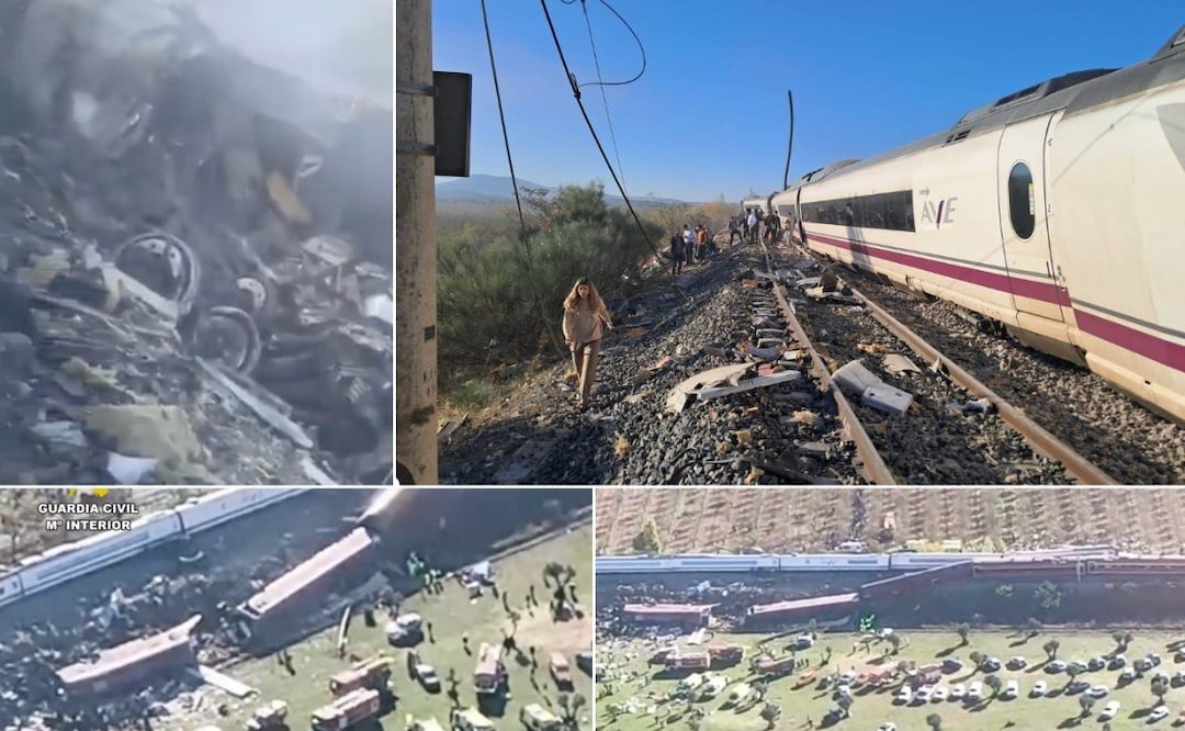 Esta mañana ocurrió un tráfico accidente por el choque de trenes en Toledo | Foto: Captura de videos