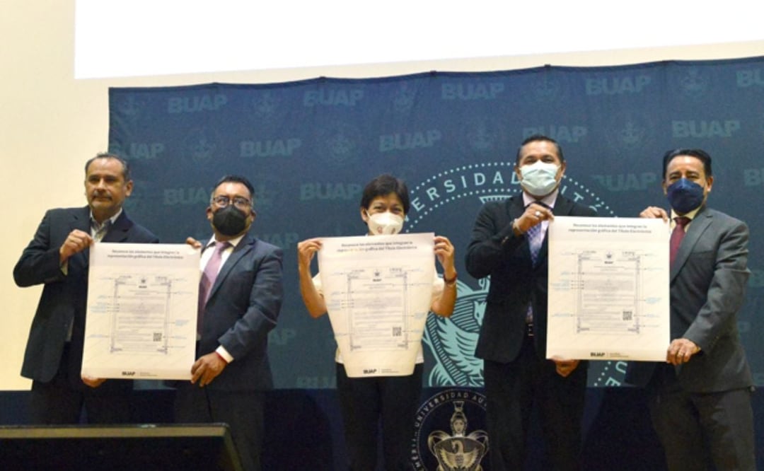 Se dio a conocer la expedición de la representación gráfica del título profesional electrónico. | Foto: BUAP
