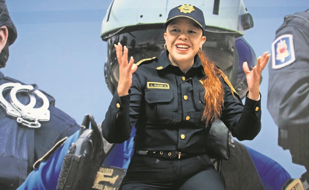Lucía Karen Ortiz. Inspectora general de la Secretaría de Seguridad Ciudadana (SSC). Fotos: Germán Espinosa. EL UNIVERSAL