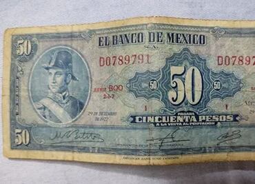 Cuánto vale hoy un Ojo de Gringa, el último billete de 50 pesos impreso en EU para México