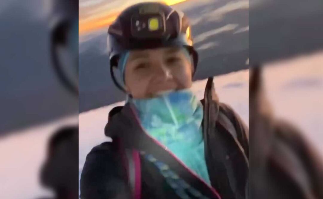 Perla López busca ser la primera alpinista en vivir en solitario en lo más alto de México, a 5 mil 636 metros de altura | foto: instagram Perla Tijerina