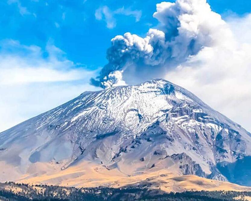 Don Goyo asustó a muchos, pero a otros los inspiró para crear los mejores memes | Foto: Volcanes de México