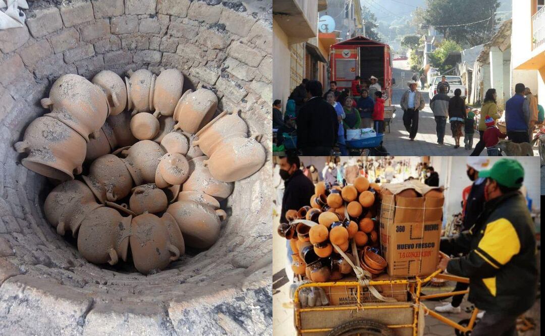 En este colorido pueblo fabrican ollas de barro | Portada Facebook San Miguel Tenextatiloyan