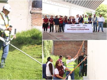Comunidad y Gobierno de Puebla refuerzan lazos con faena de seguridad
