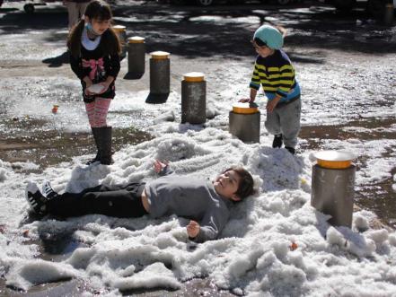 ¿Nevada en Puebla? Granizada se viraliza