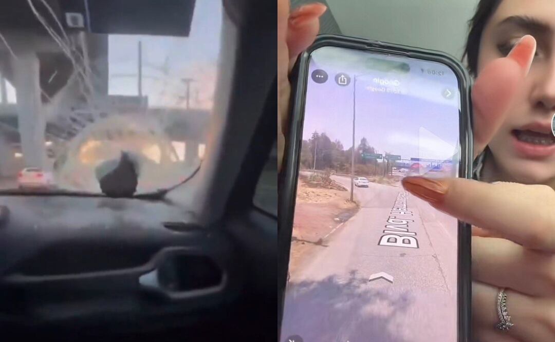 Este es el lugar exacto de la autopista México-Puebla donde lanzan proyectiles para asaltar I Foto: Redes Sociales