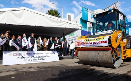 Armenta inicia rehabilitación de la calle 24 Sur